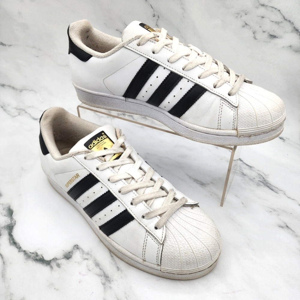 Adidas - Superstar ADV Sneakers - White - Size US 9